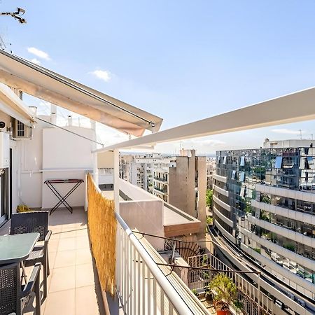 Elegant, Modern & Spacious Apartment In Thessaloniki With Balcony 外观 照片